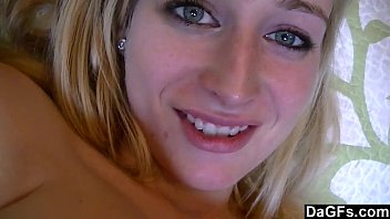 Dagfs - Sweet Teen With Nice Boobs Fingering Herself