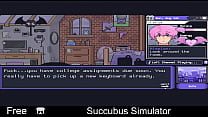 Succubus Simulator (free game itchio) Visual Novel, 2D, Adult, Erotic, femdom, LGBT, NSFW, Pixel Art
